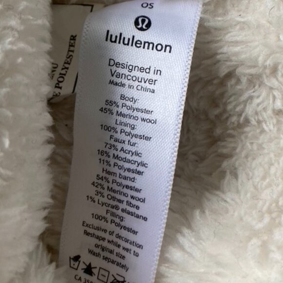 Pink Sherpa Lululemon Beanie Pom Pom Hat - Picture 6 of 6